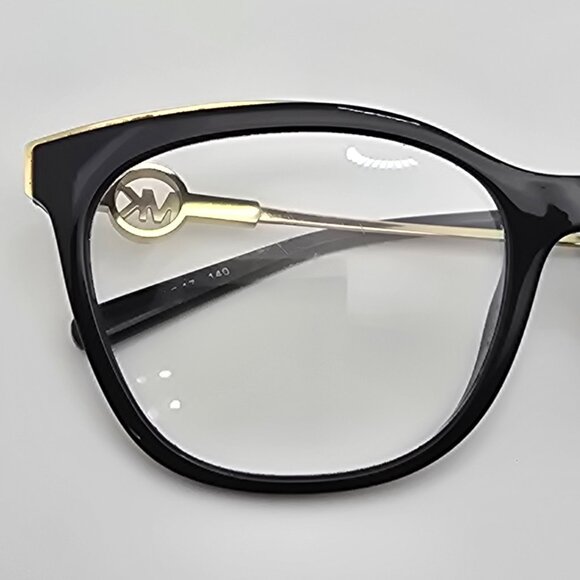 Michael Kors MK4076U 3332 Rome Gloss Black Gold Cat Eye Eyeglasses Frame 54mm - Picture 12 of 12